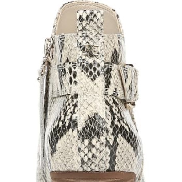 NWOT SAM EDELMAN Neena Snake Leather Booties - Picture 8 of 8